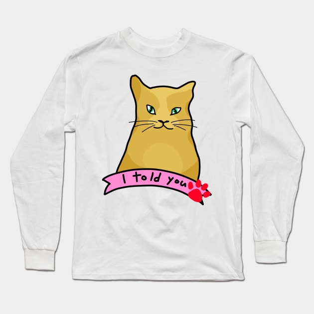 Sassy cat Long Sleeve T-Shirt by Amalus-files